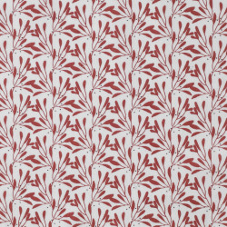 Printed Cotton SLICHEN Garnet / White